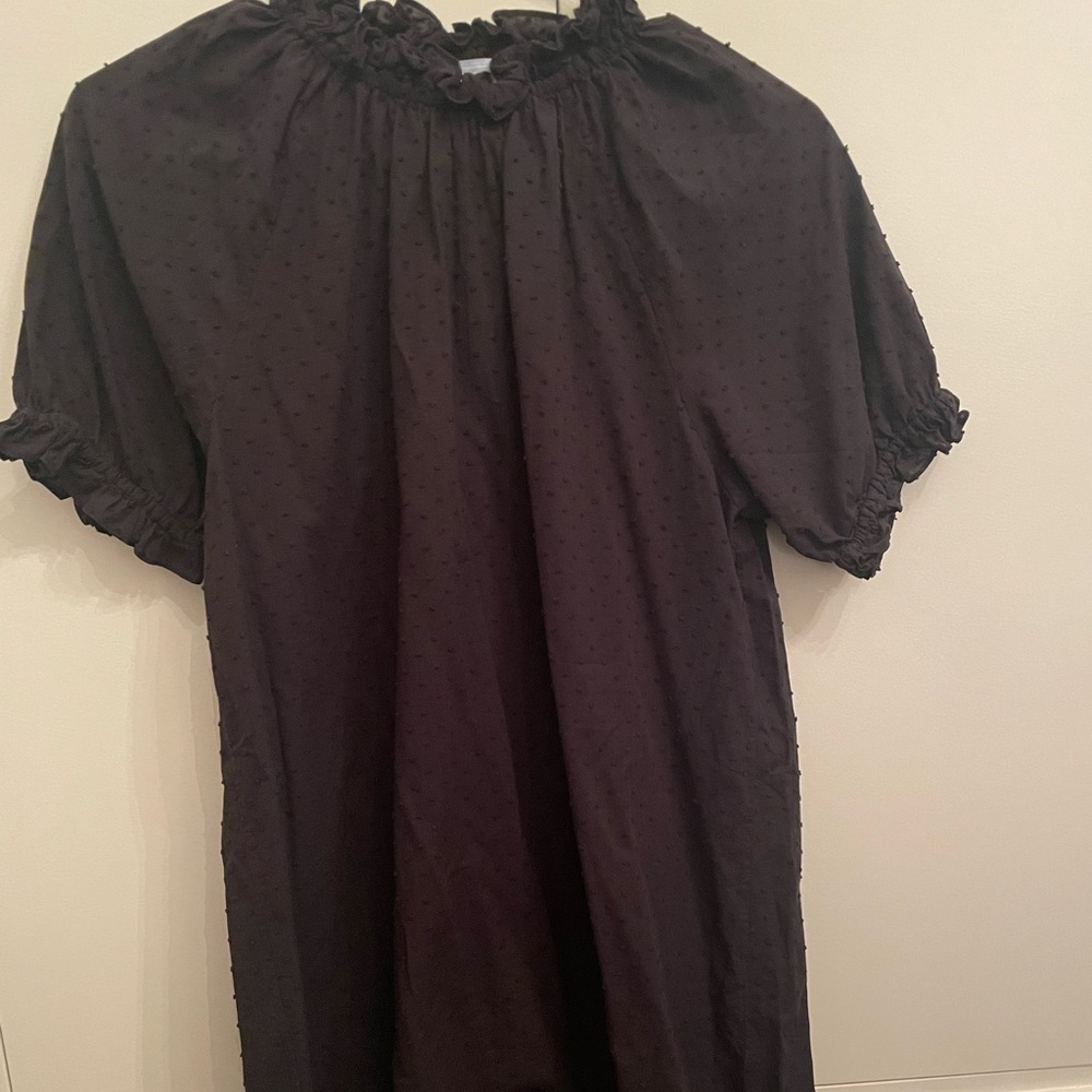 EUC Black Hill House Home Nap Dress Size Medium